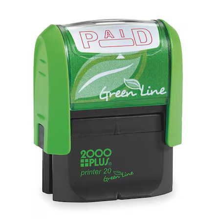 2000 Plus 035350 Message Stamp, Paid, 5/16"