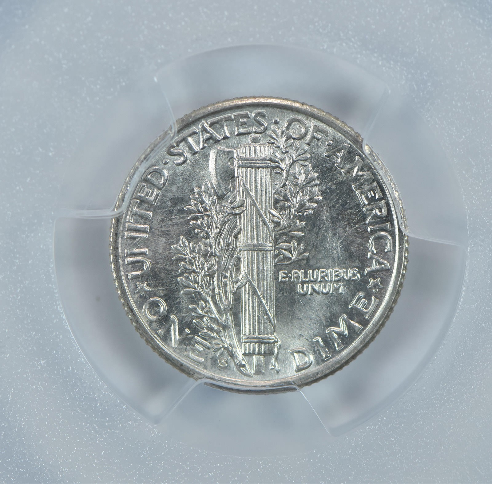 1941-S Mercury Dime MS64 FB PCGS Blue Label