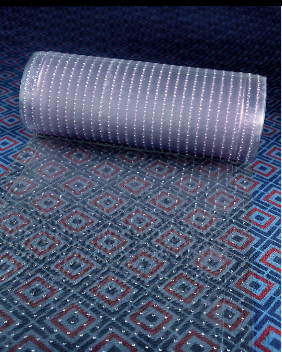 Clear Vinyl Plastic Floor Runner/Protector For Low/Deep Pile Carpet(26in X 50F)