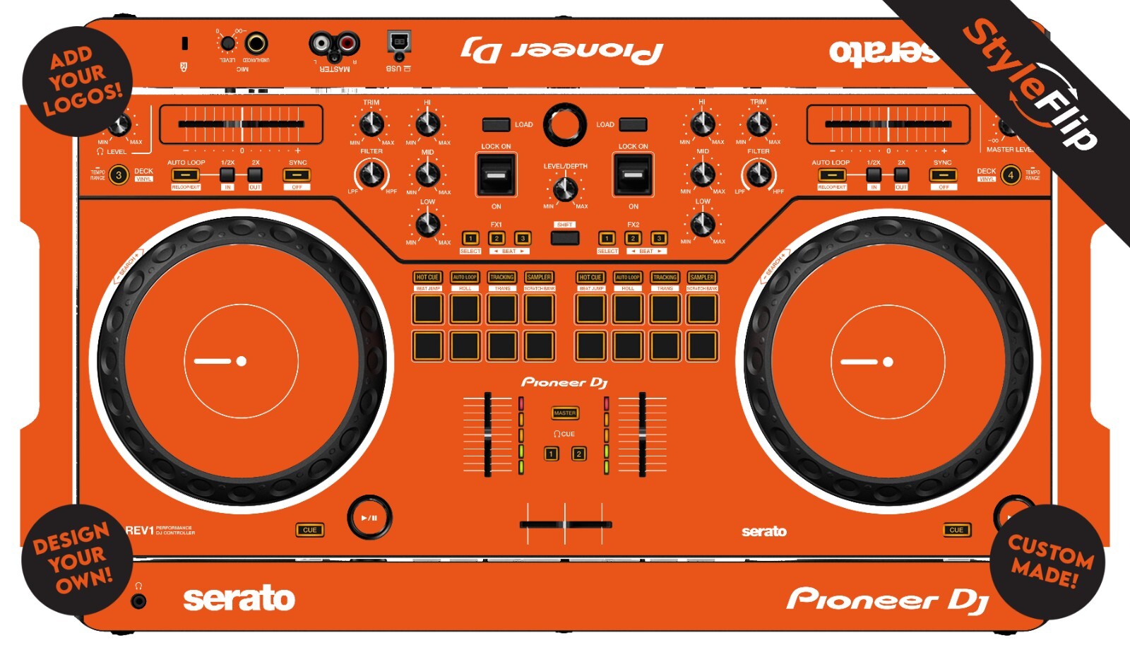 Pioneer DDJ-REV1 Skin | Custom Design | Protective Decal | StyleFlip Skins