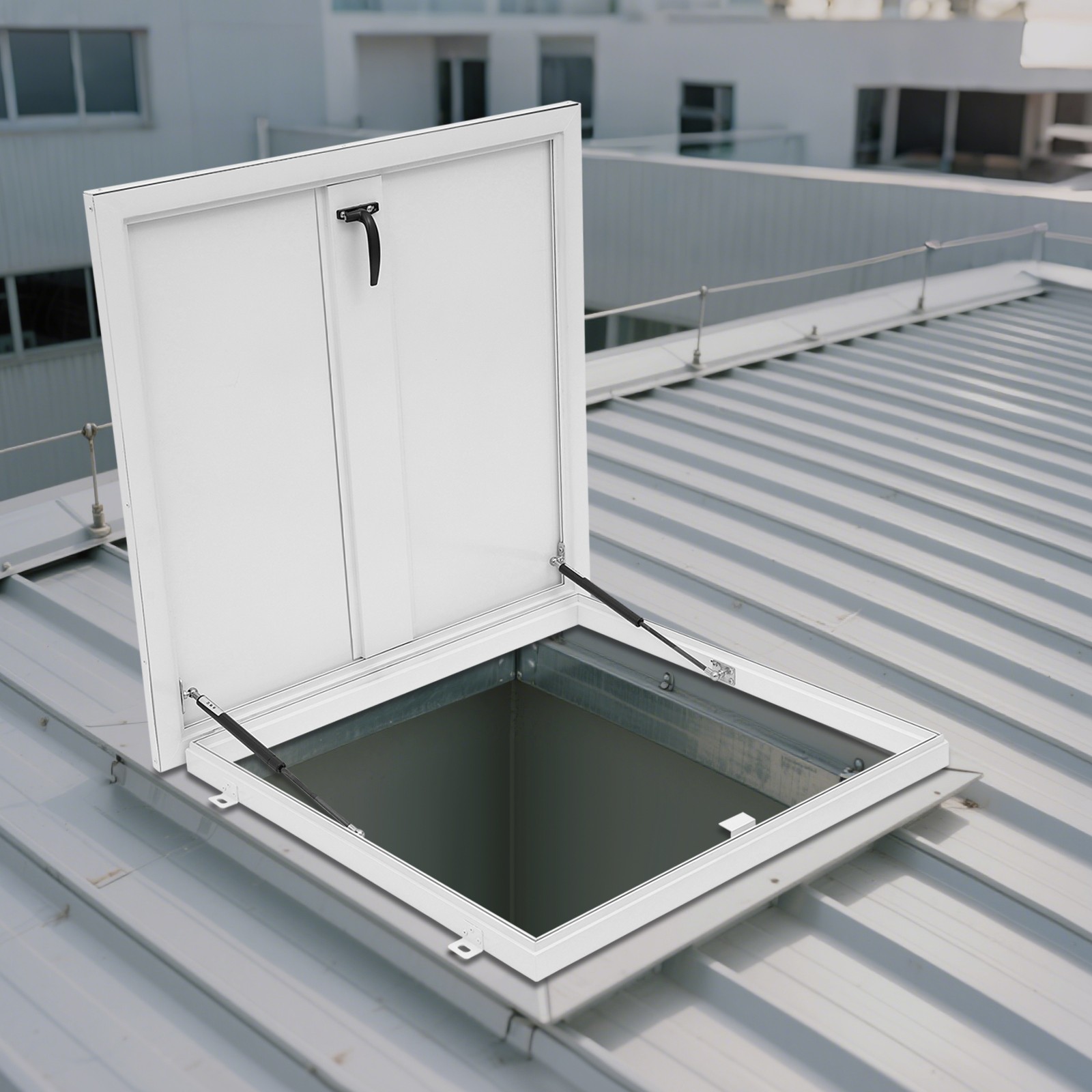 White Modern Aluminum Alloy Roof Hatch Roof Security Door Roof Access Hatch