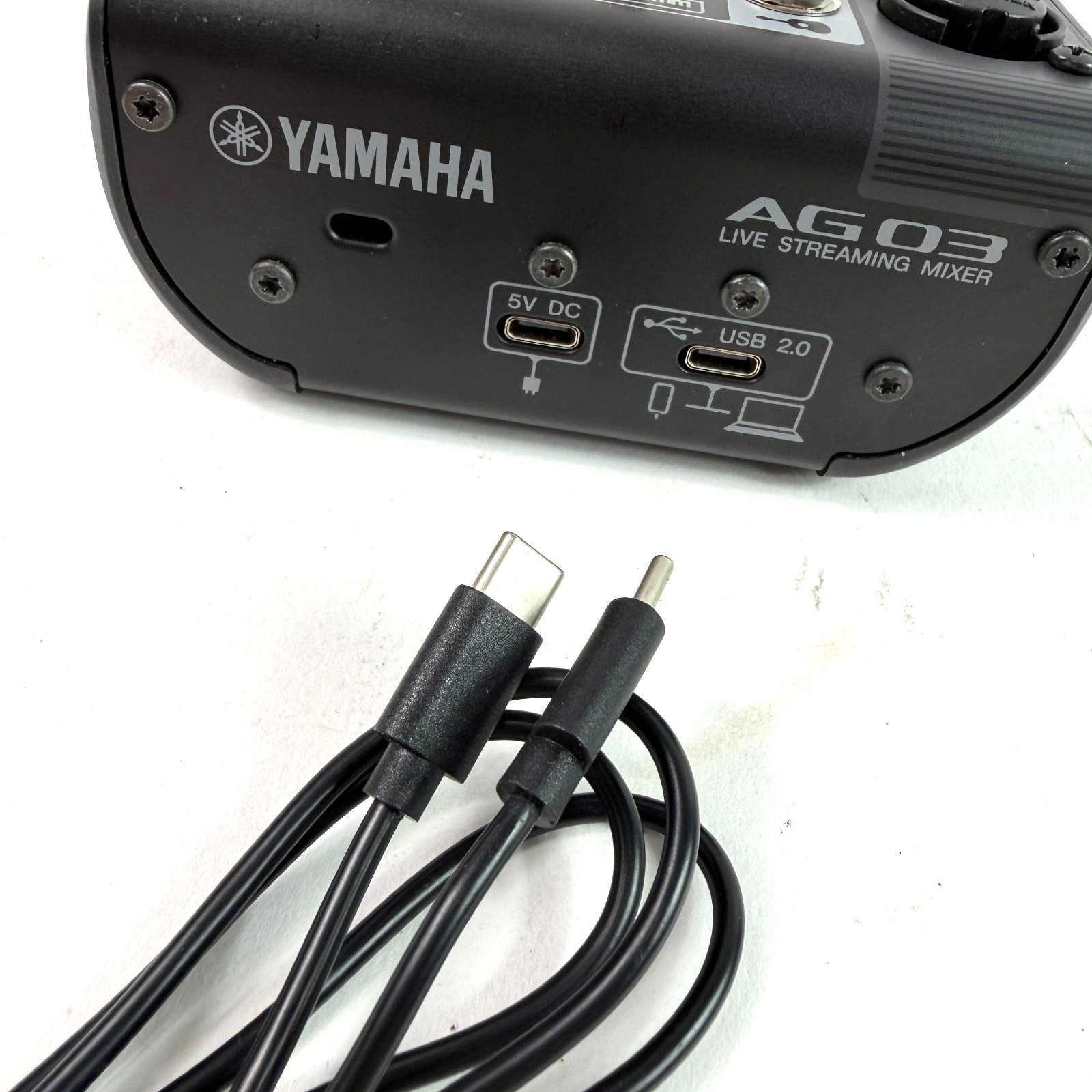 Yamaha AG03MK2 B 3 Channel Live Streaming Mixer USB Audio Interface (READ)