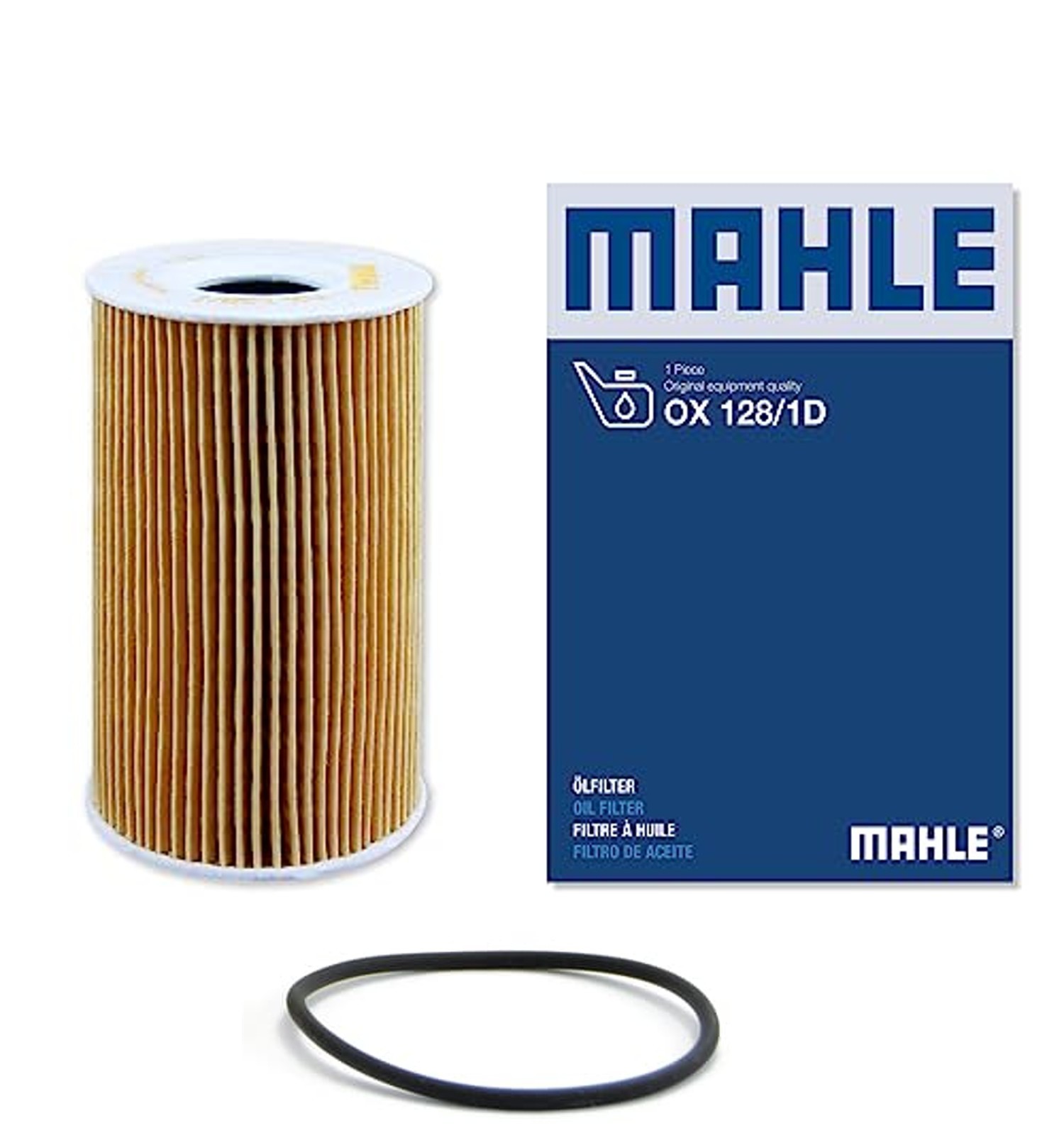 Engine Oil Filter MAHLE OX 128/1D for Porsche 911 Boxster Cayman Cayenne