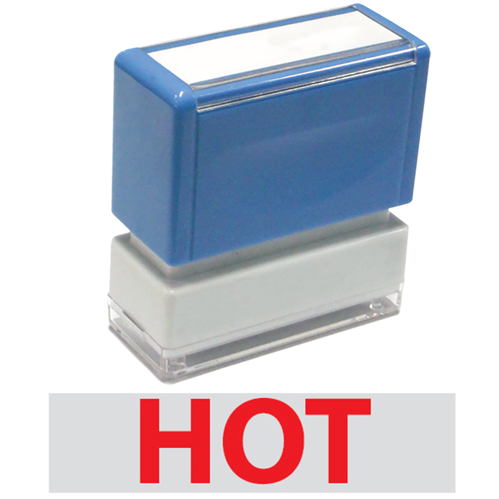Hot- JYP PA1040 Pre-Inked Rubber Stamp  (Red Ink)