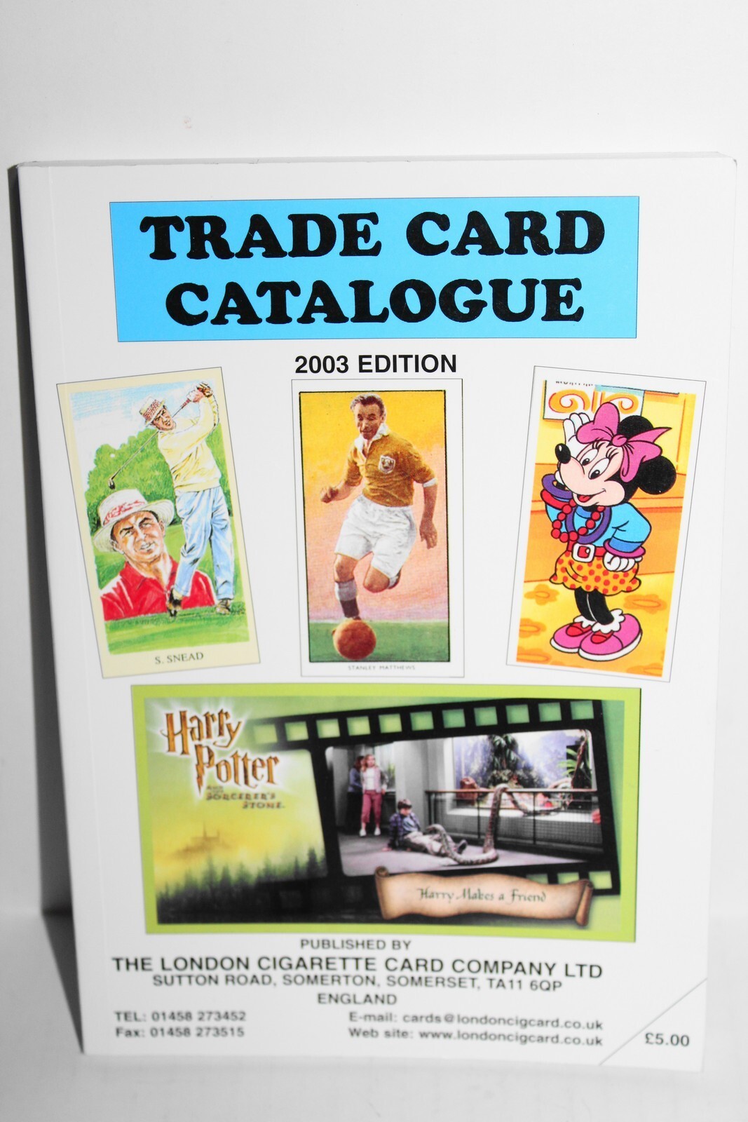 Trade Card Catalogue Cigarette Tea Food Candy 2003 Edition England Ian Laker