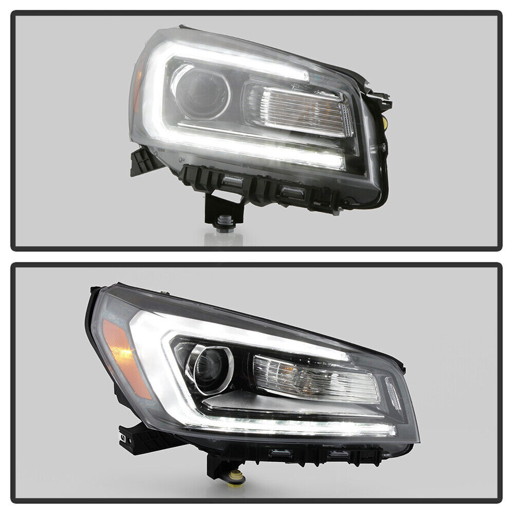 For 2013-2016 GMC Acadia Halogen LED Tube Projector Headlight Passenger Side RH