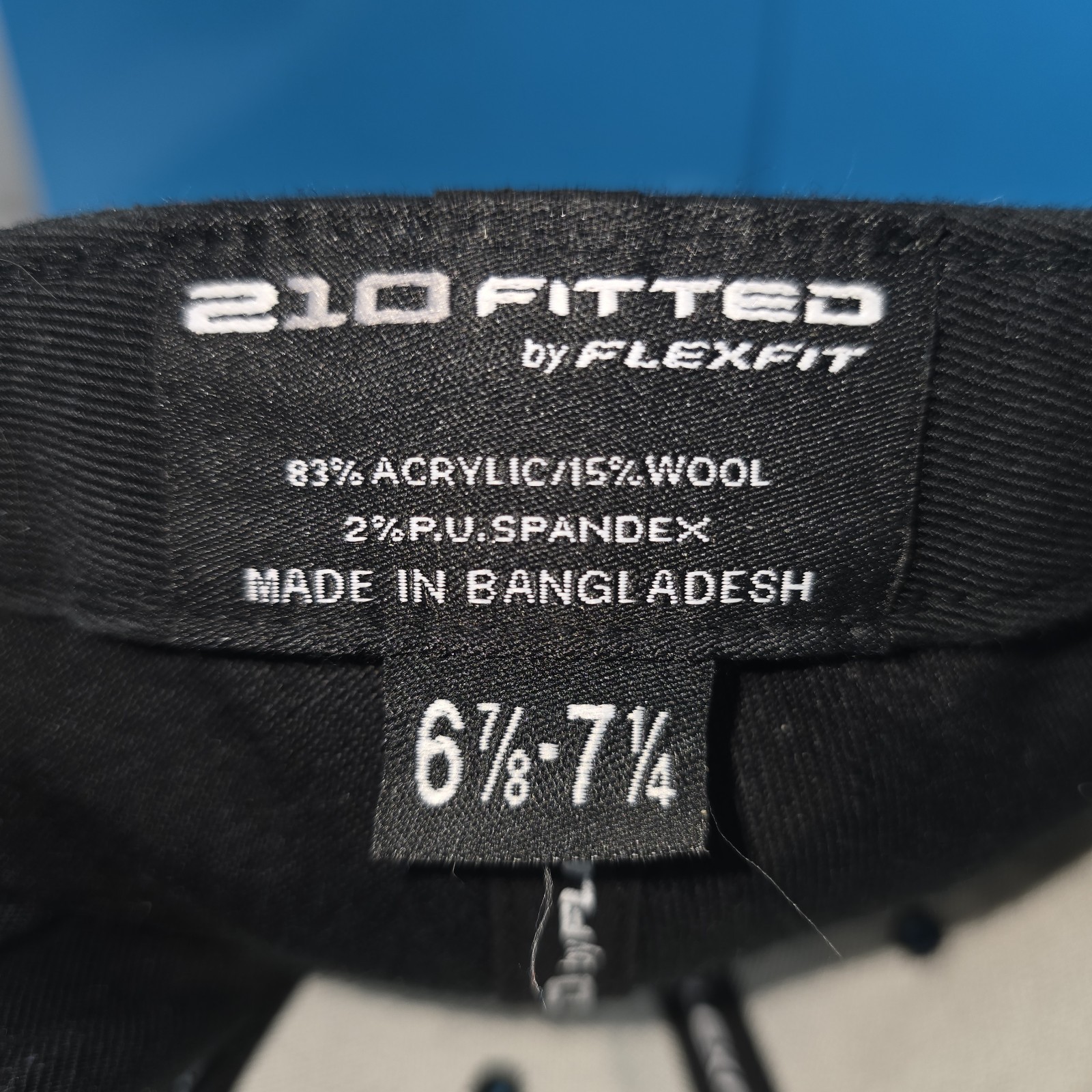 Fly Racing Cap Logo Black Flexfit 210 Fitted Hat Motocross Size 6 7/8–7 1/4