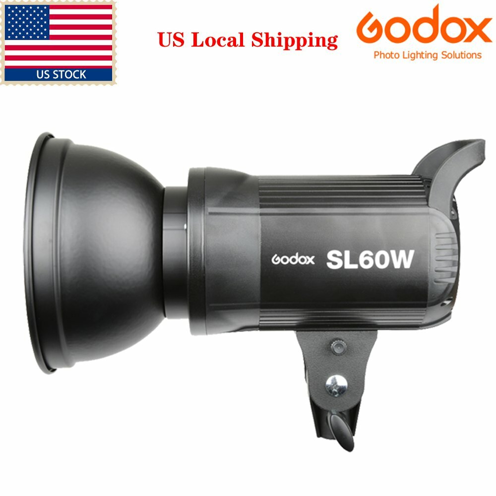 Godox SL-60 60W 5600K 4100LUX LED Continuous Studio Video Light+Remote US Stock
