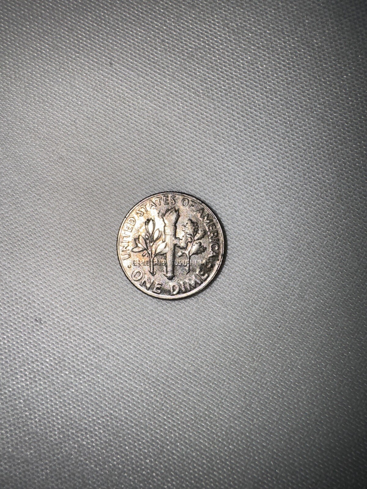 1980 Roosevelt Dime, DD, Missing Letters Reverse Error Coin