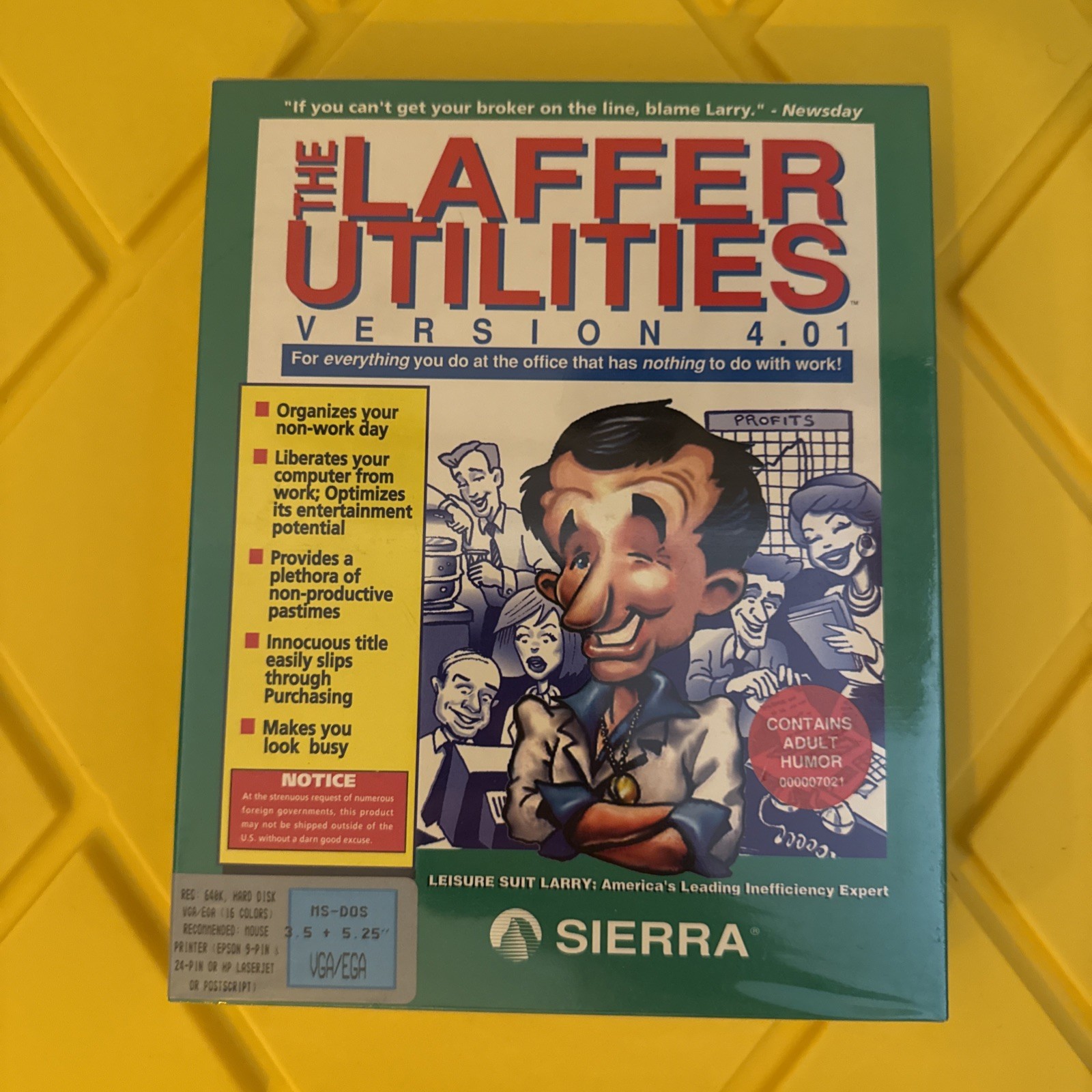 Sierra The Laffer Utilities version 401 G2U