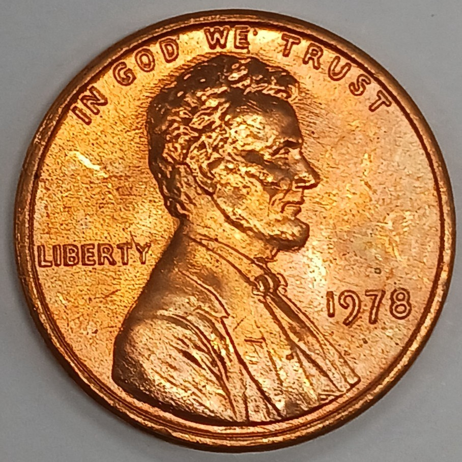 1978 Lincoln Cent BU Red Uncirculated