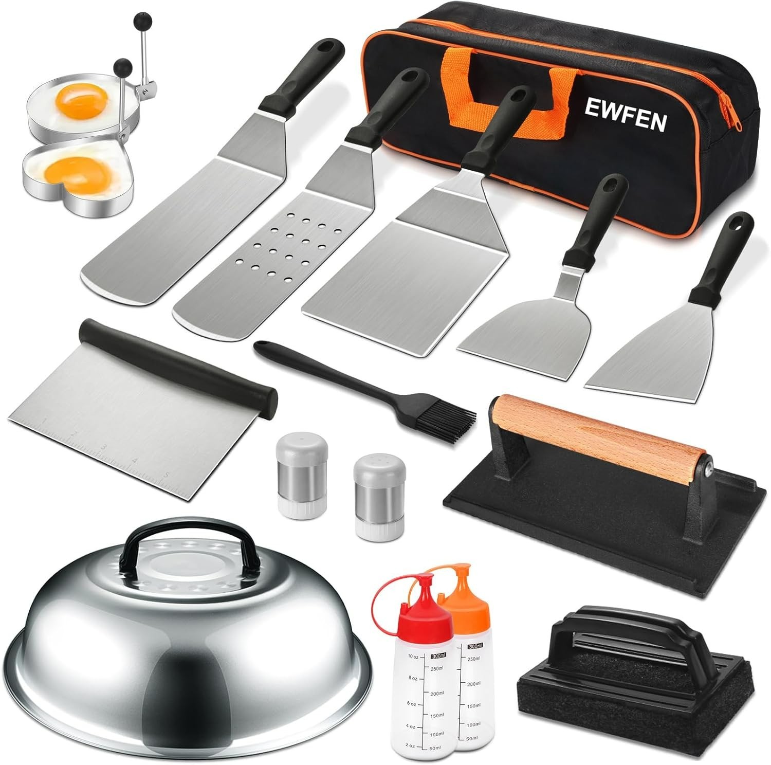 18PCS Griddle Accessories Kit, Flat Top Grill Accessories Set for Blackstone ...
