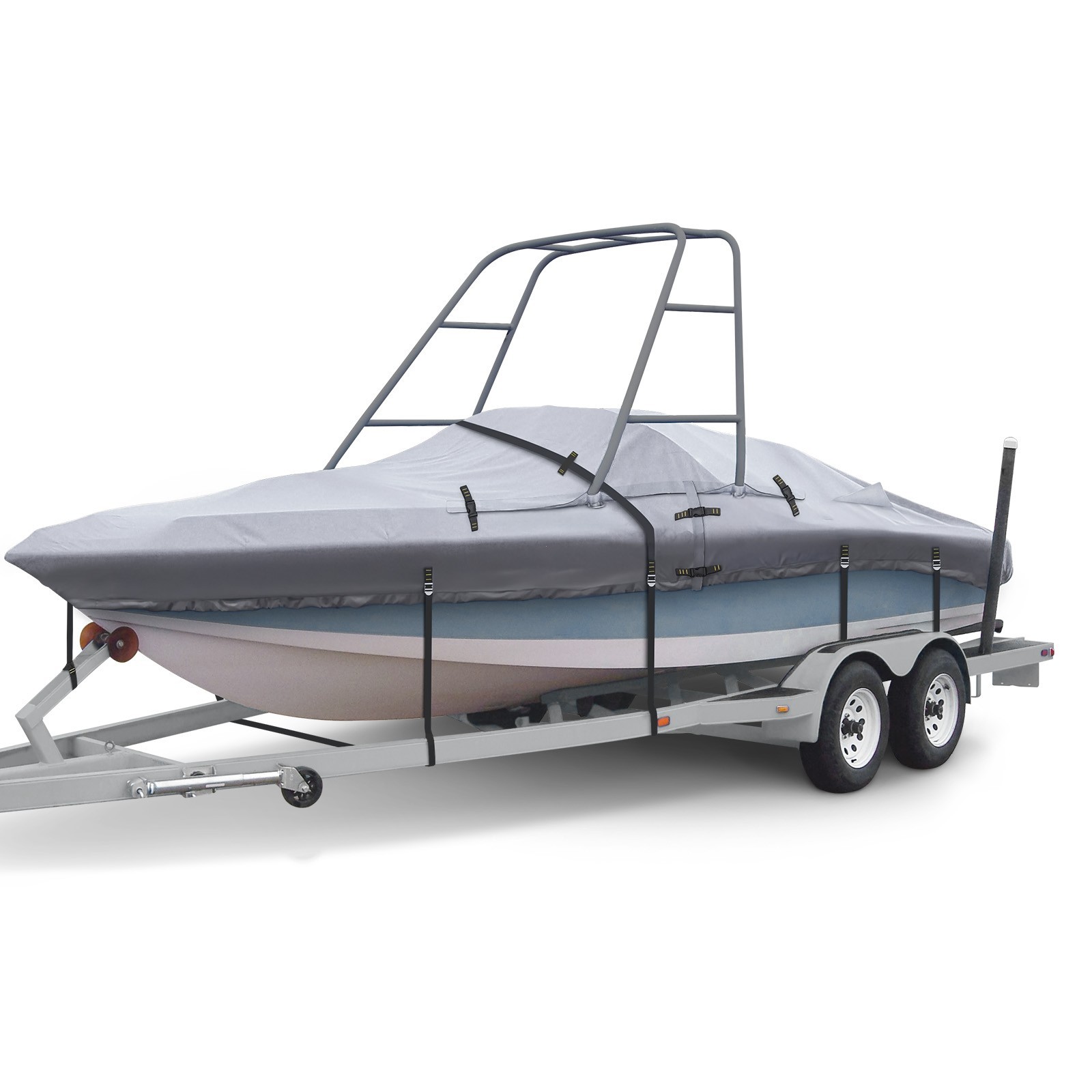 Ski & Wakeboard Tower Boat Cover for Wake Tower, Waterproof Boat Wrap for Winter