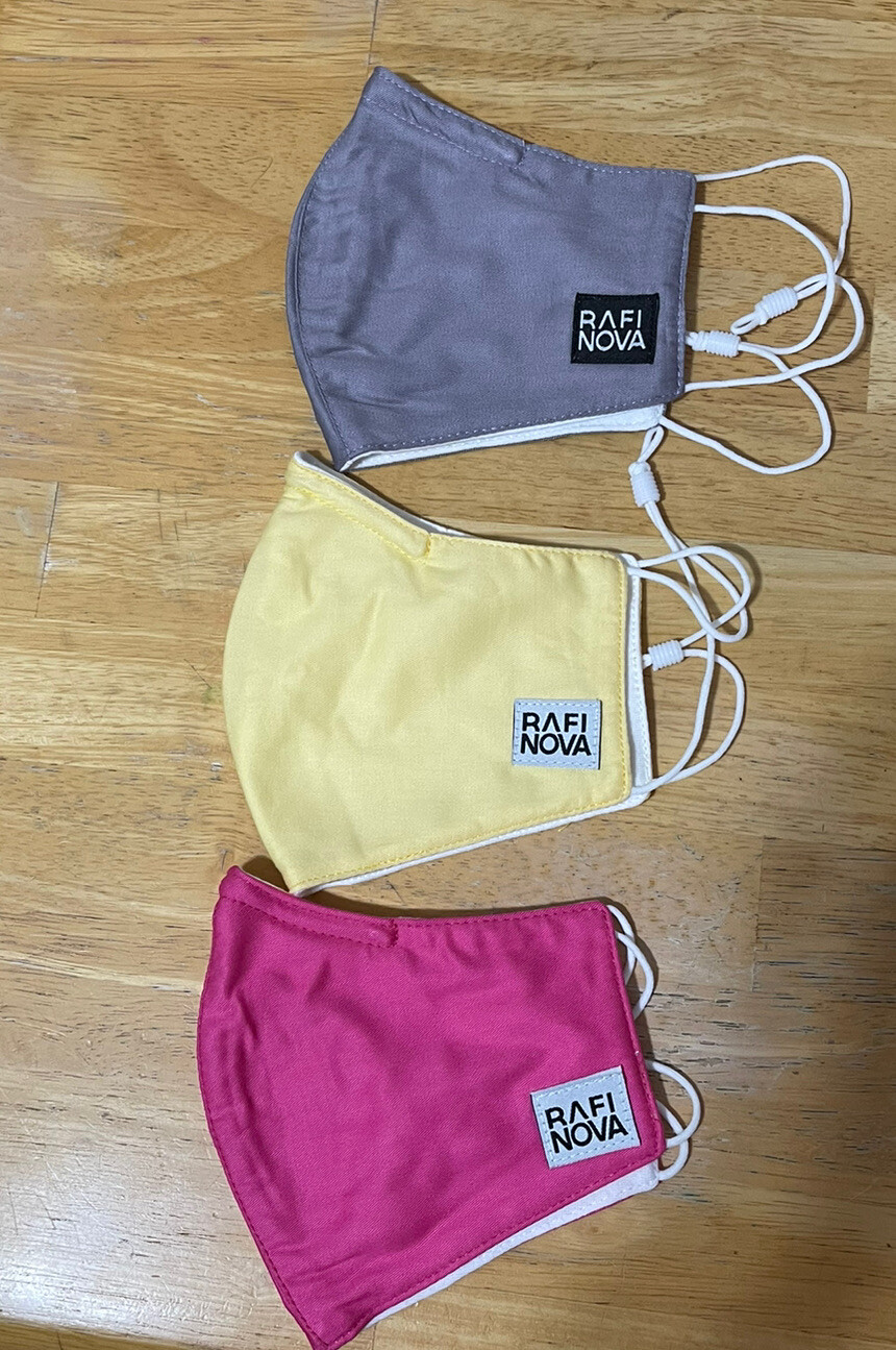 Face Masks 3-Packs Adults Everyday Reusable, | RAFI Nova