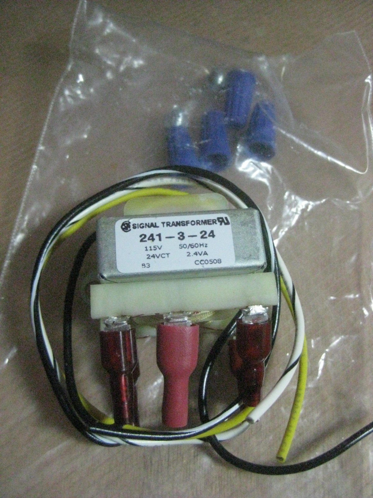 (Quan 2) Signal Transformer 241-3-24 - 115/24v CT 2.4amp NEW