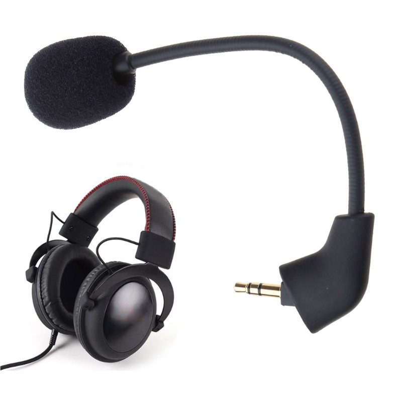 3.5mm Mic Headphone Microphone for Hyper X Cloud 2 II/Hyper X Cloud Sliver