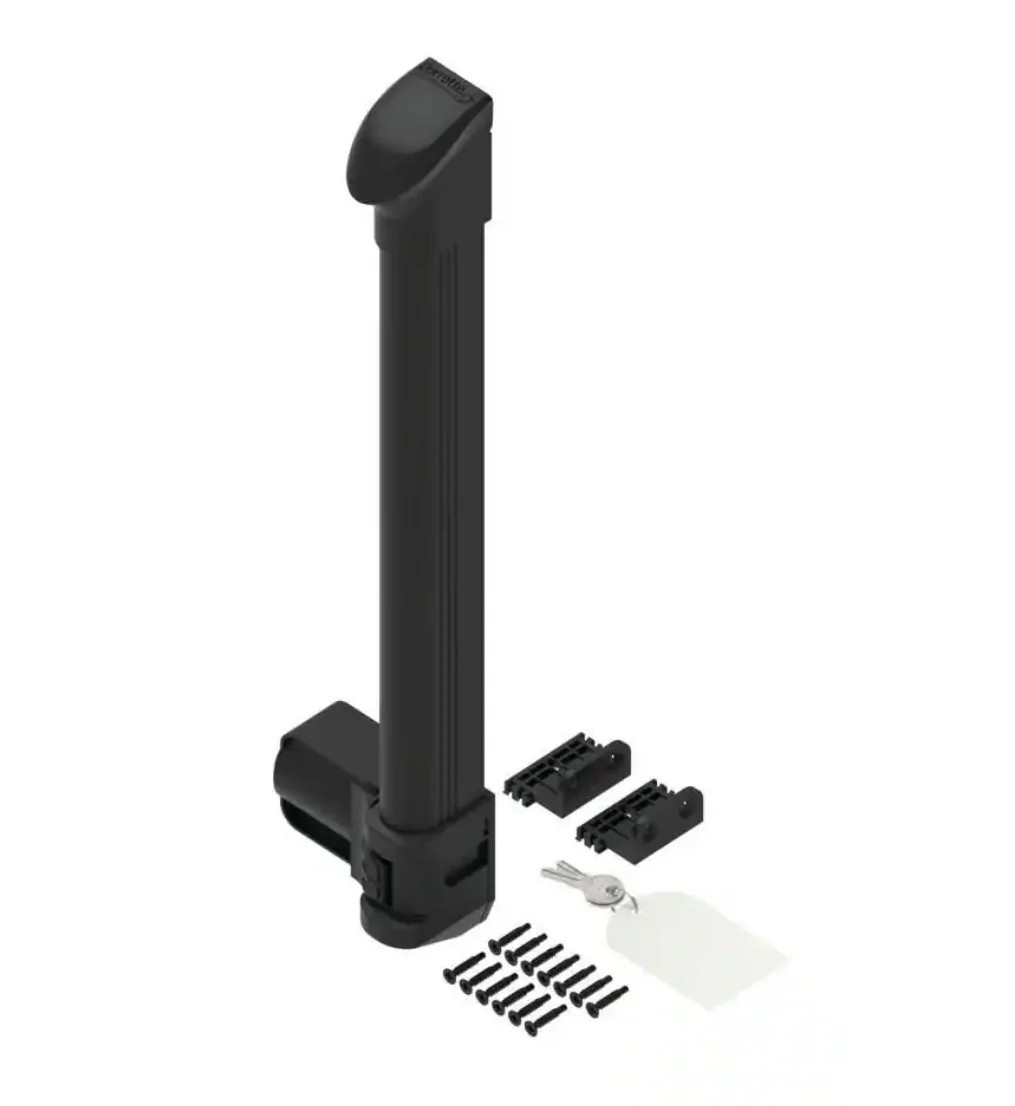 D&D Tuffbuilt Nylon Stainless Steel Black Locking Pool Safety Latch