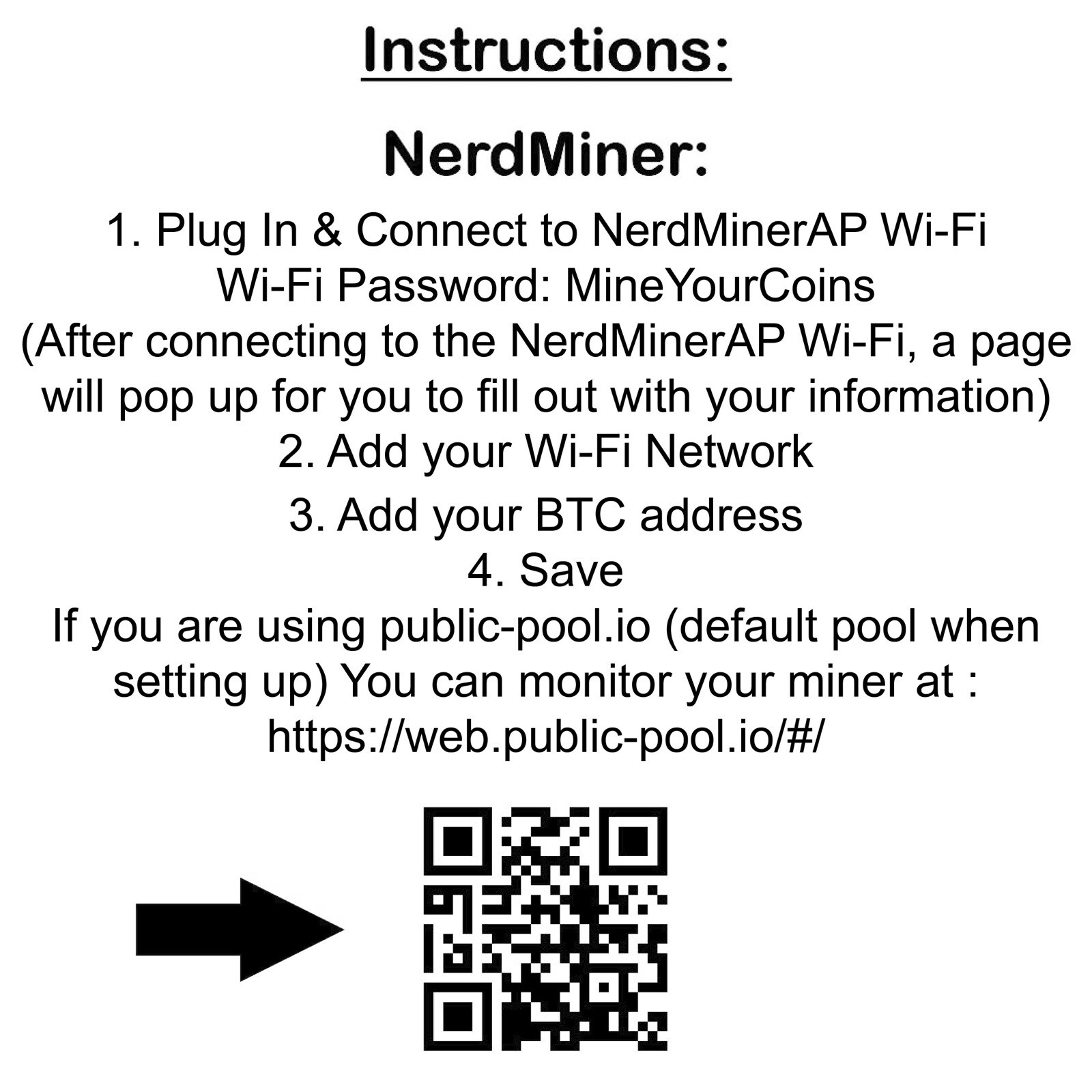 Mini Crypto Miner (NerdMiner Project)