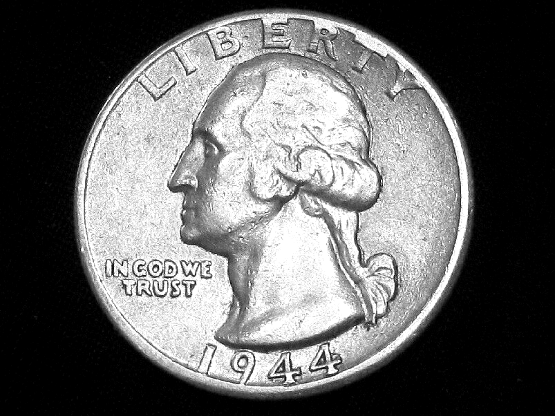 1944-D Washington Quarter --- Almost Uncirculated