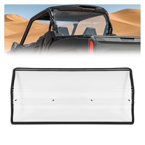 Clear Rear Windshield Compatible with 2021+ Can-Am Commander Max 1000R