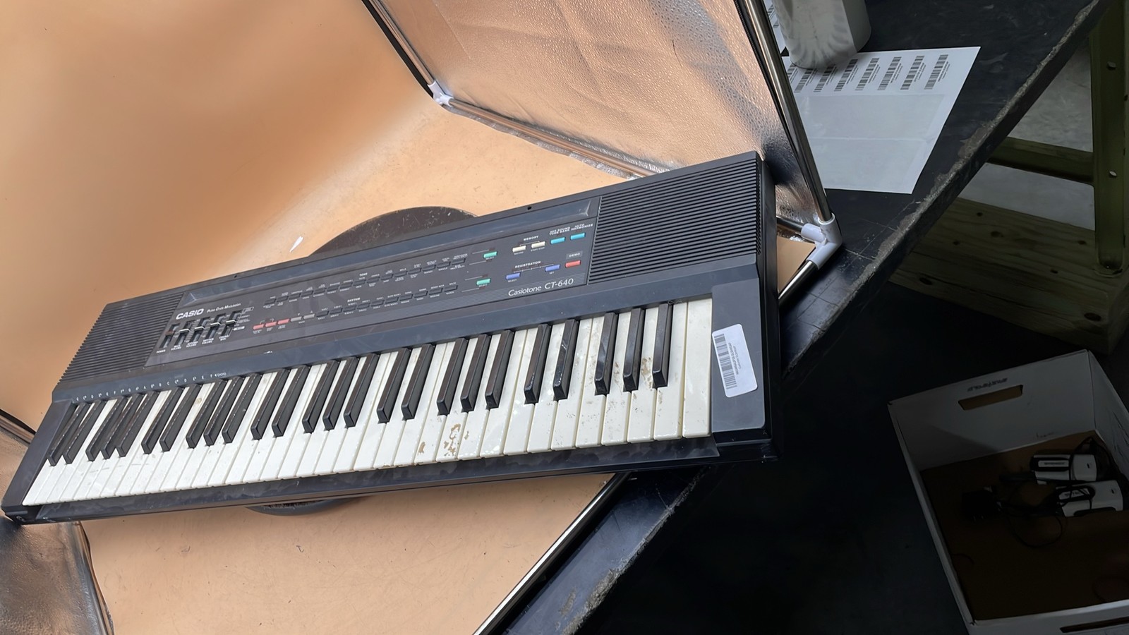 Casio Casiotone CT-640 Electronic Keyboard 61-Key Vintage Synthesizer 465 Sound