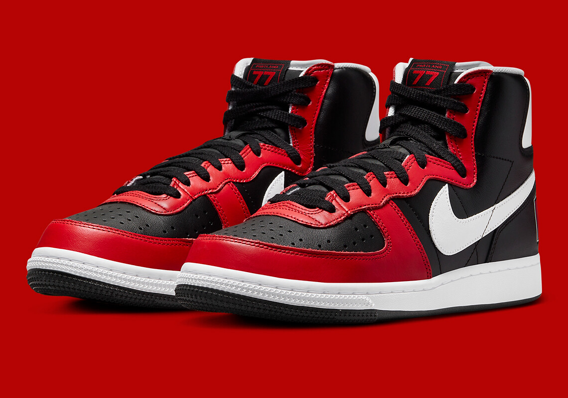 Nike Terminator High Portland Trail Blazers Black Red White FN4442-001 sz 13 Men