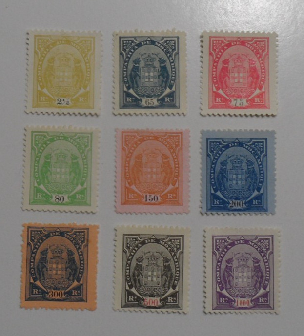 STAMPMART : PORTUGAL MOGAMBIQUE COMPANHIA DE MOGAMBIQUE 9v MH / UNUSED STAMPS