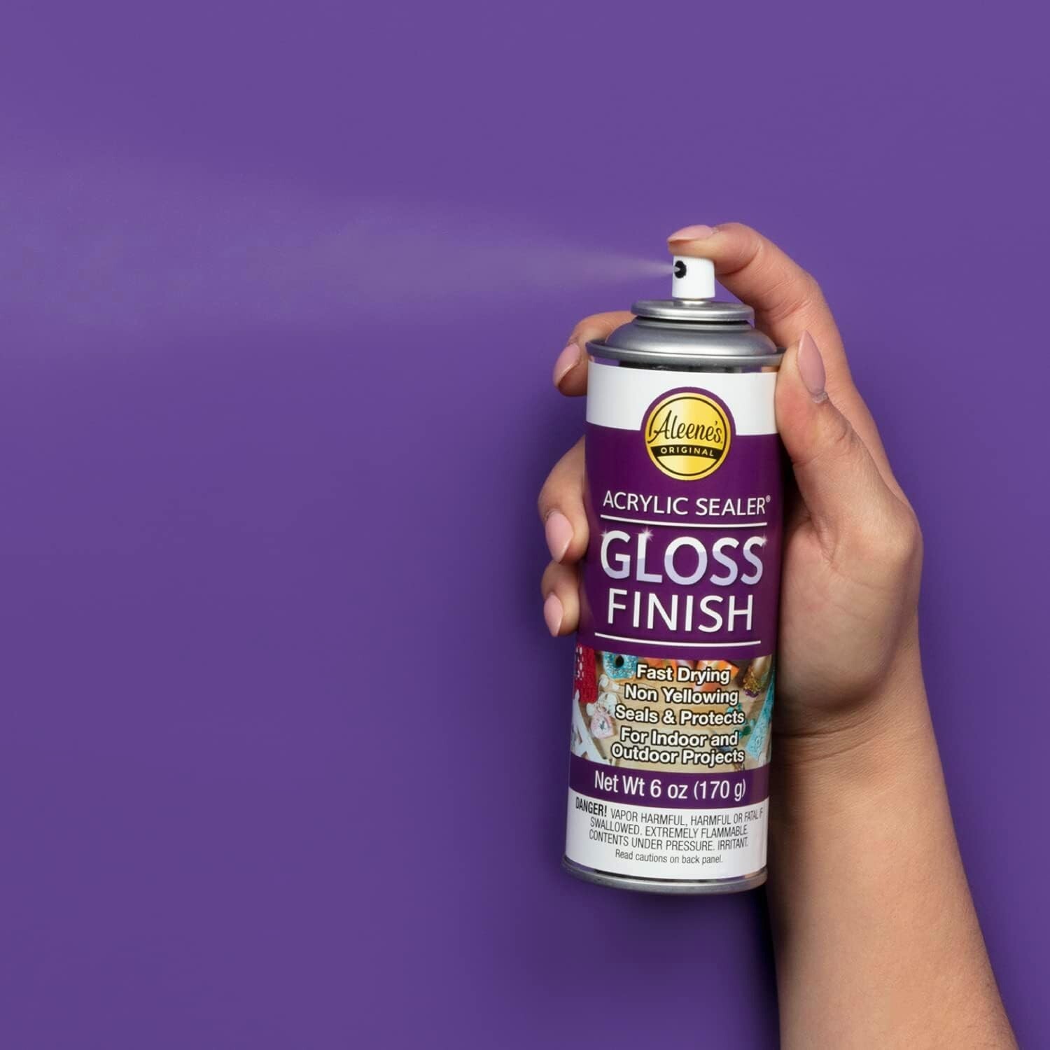 Aleene's Spray Gloss Finish 6oz Acrylic Sealer, Original Version