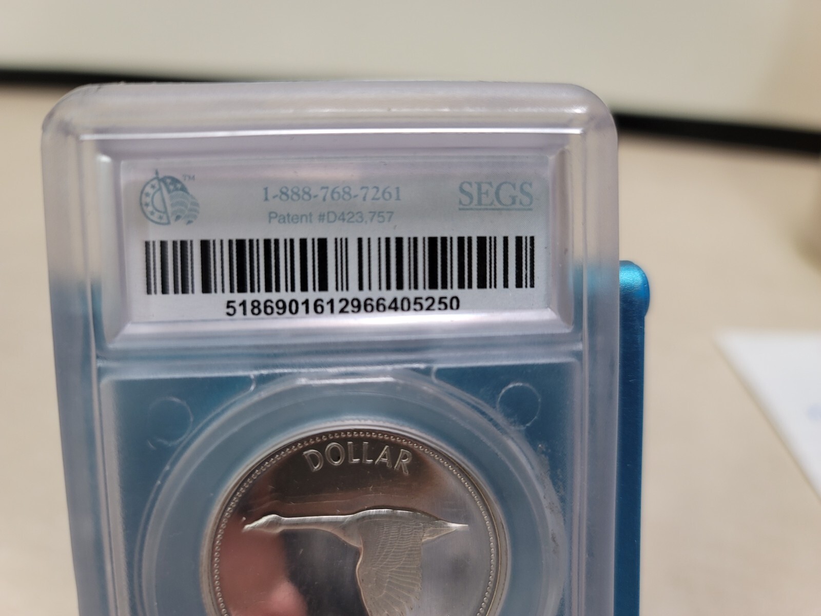 1967 Canada Silver Dollar Goose DMPL $1 T9832