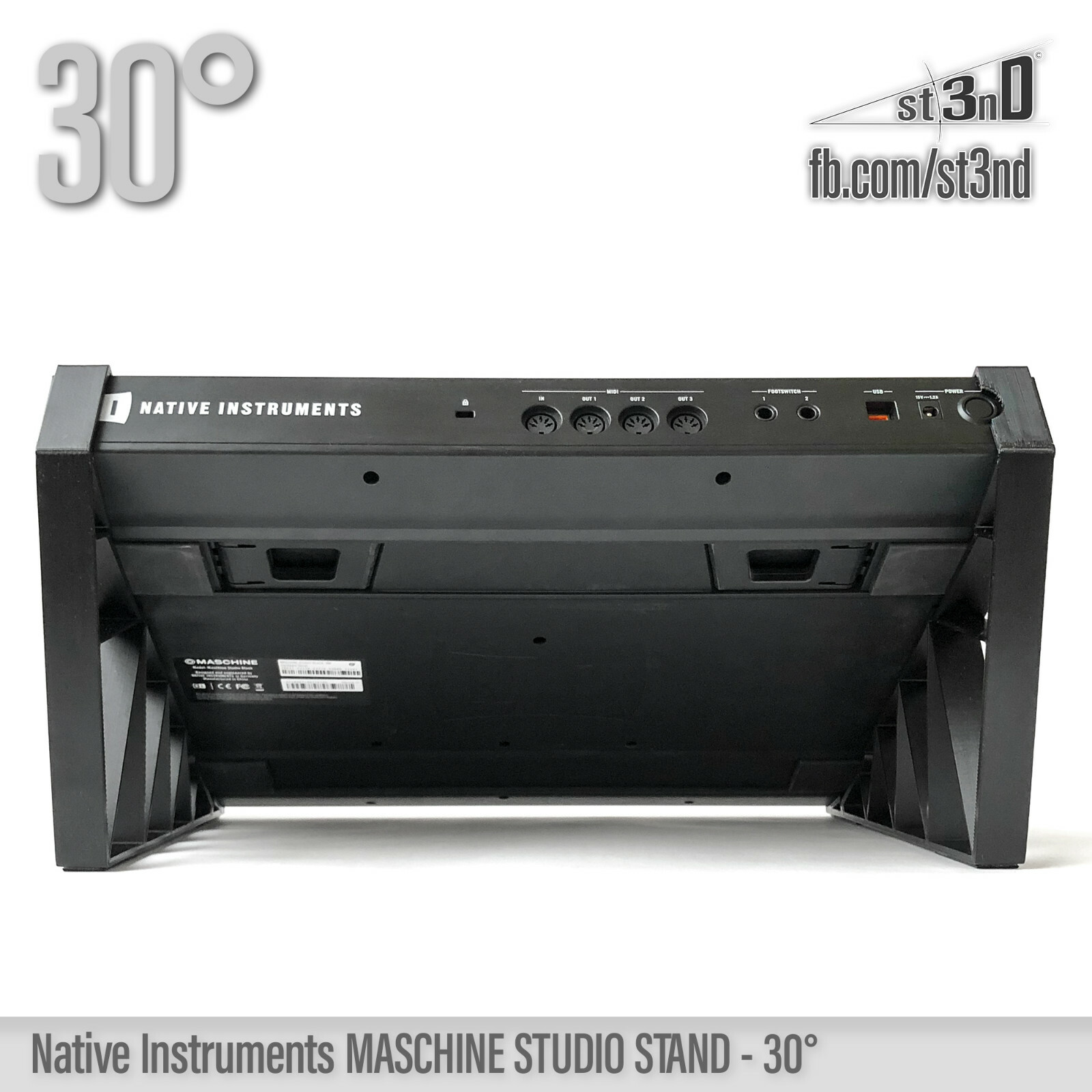 NI MASCHINE STUDIO STAND - 30 degrees - 3D printed - 100% Buyer Satisfaction