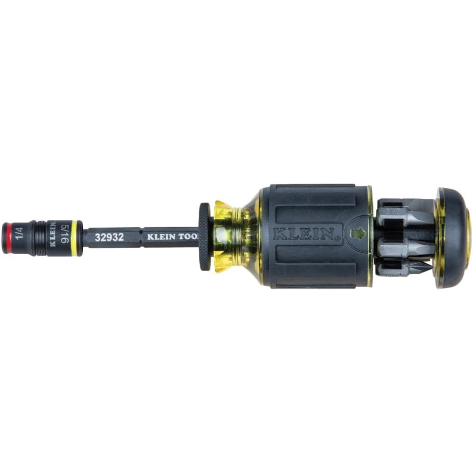 Klein Tools 85515HD 3pc Mini Ratchet Impact Stubby Driver SAE Socket Set