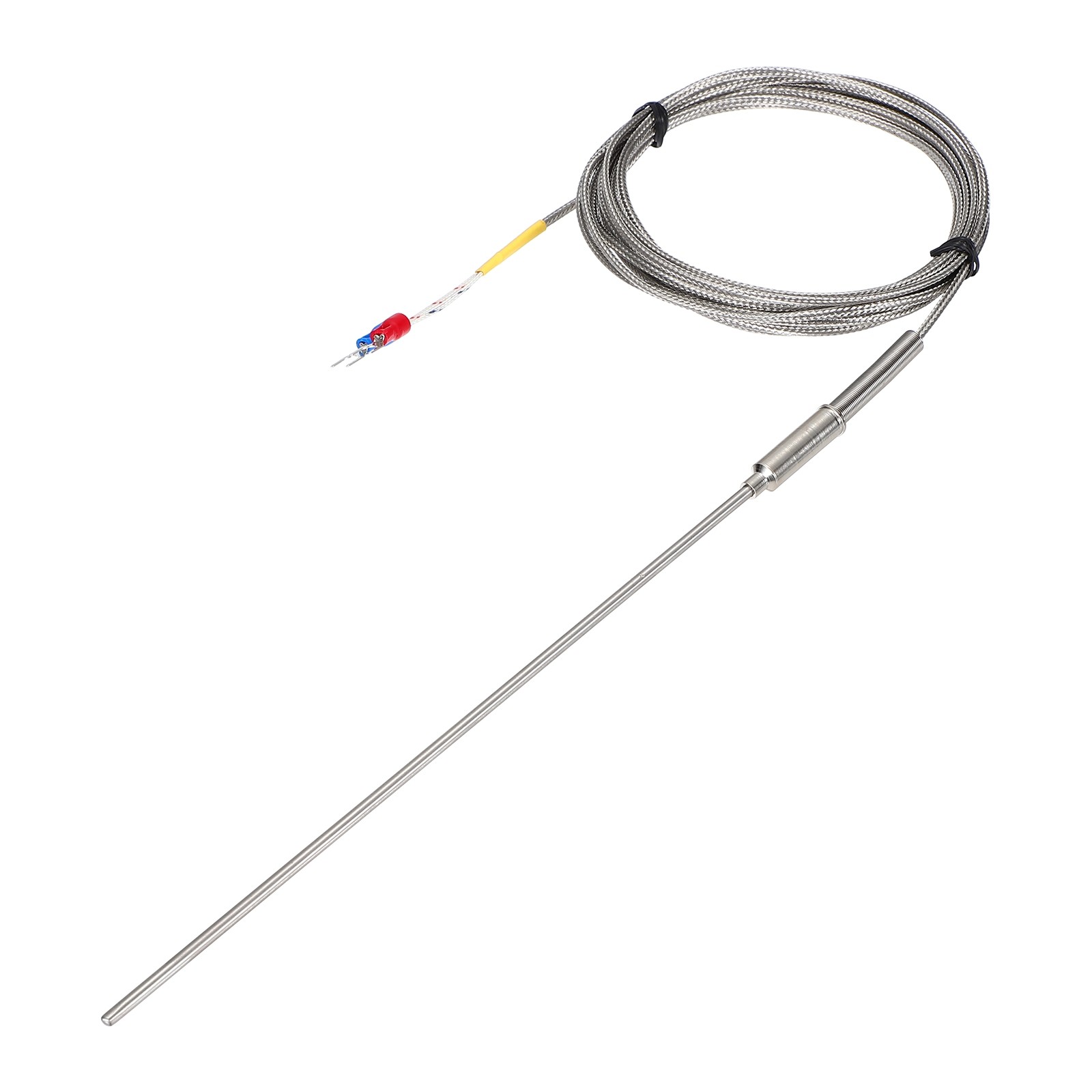 K Type Thermocouple Temperature Sensor Probe 3x200mm 9.8ft Wire 0-1100°C