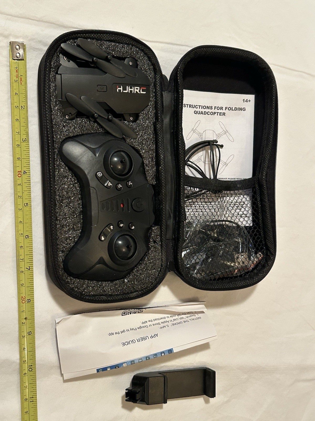 New Drone toy travel case folding quadcopter app gift HJHRC remove control kid