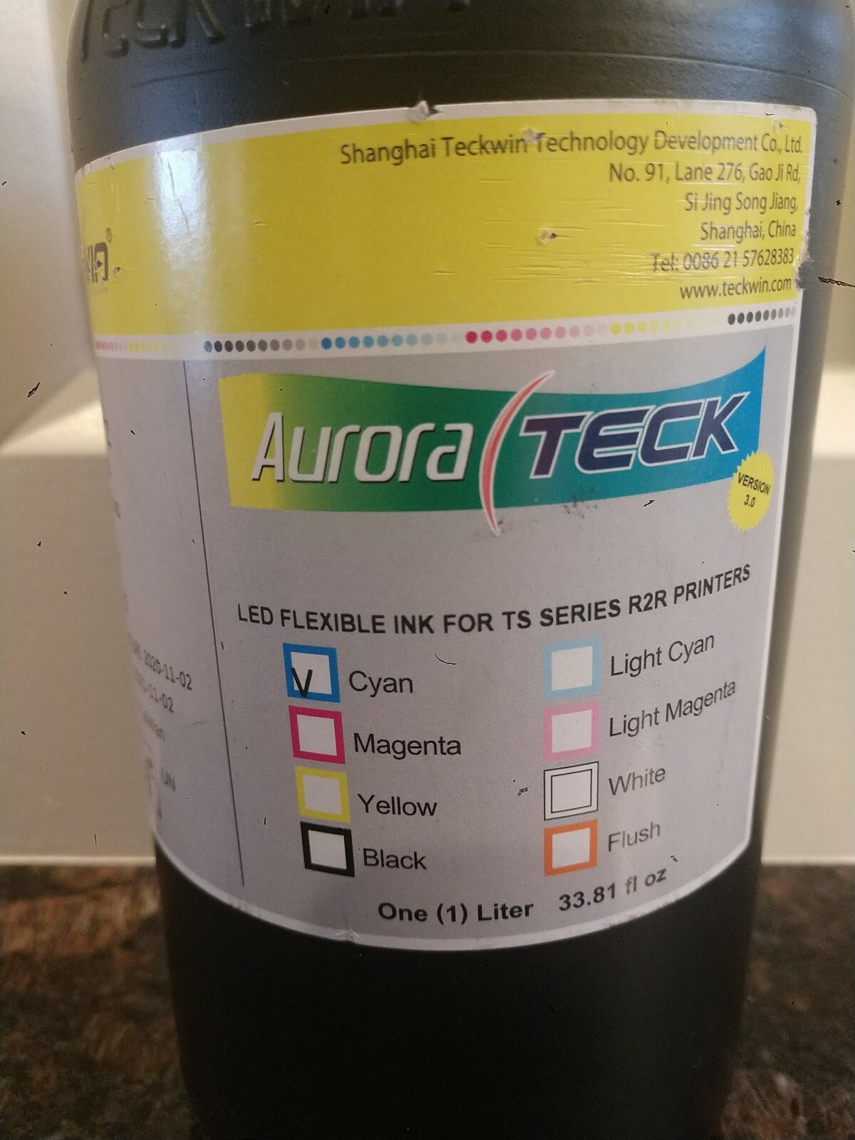 Teckwin Technology Developmen Aurora Reck Flexible Ink For TS Series R2R printer