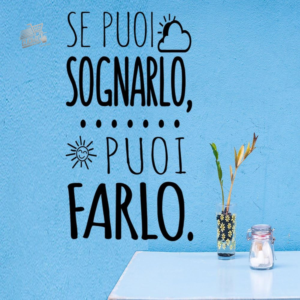 Wall sticker phrase if you can dream it you can make it wall stickers wall stickers