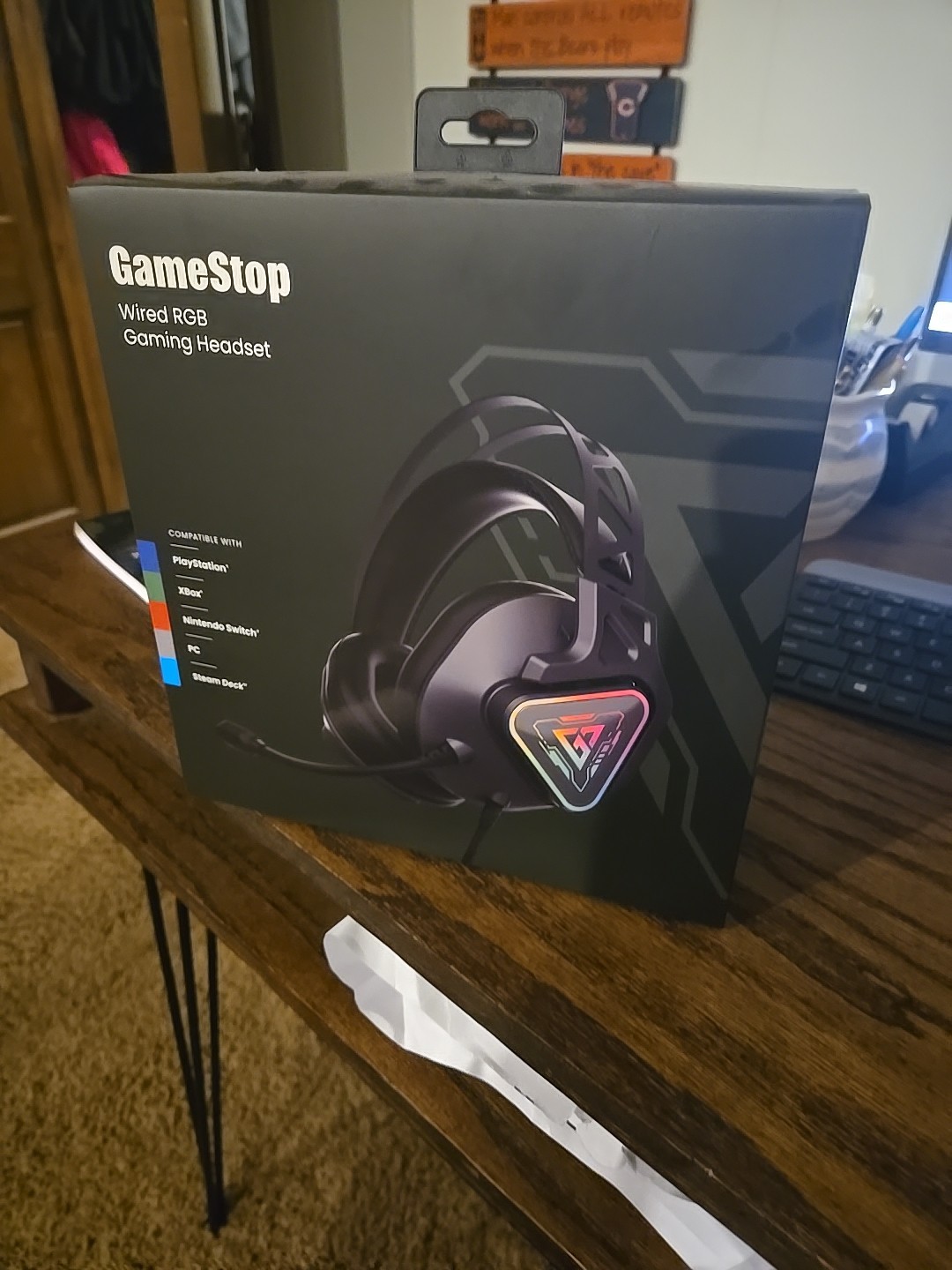 GameStop Wired RGB Gaming Headset NEW