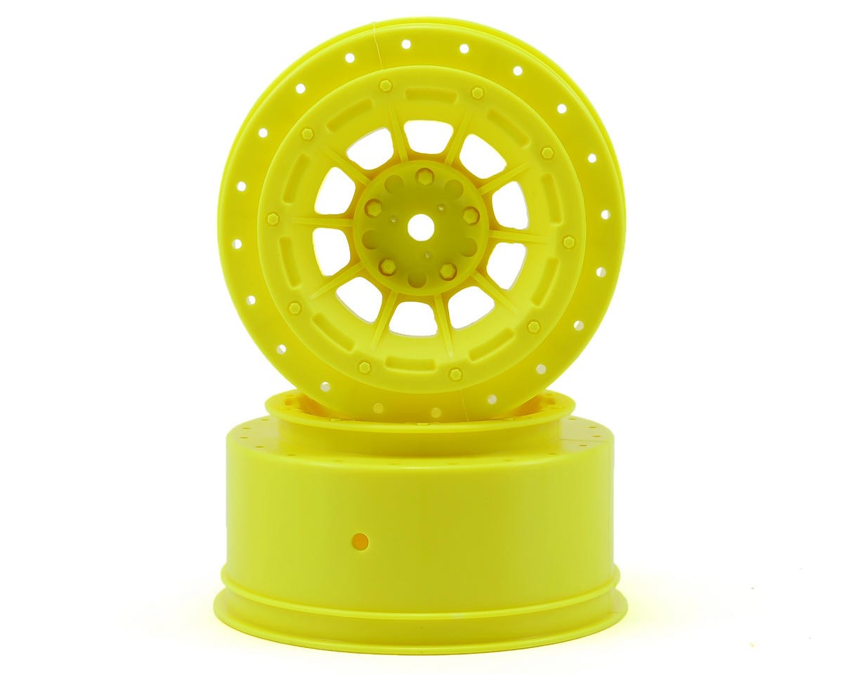 JConcepts 12mm Hex Hazard Short Course Wheels (Yellow) (2) [JCO3351Y]