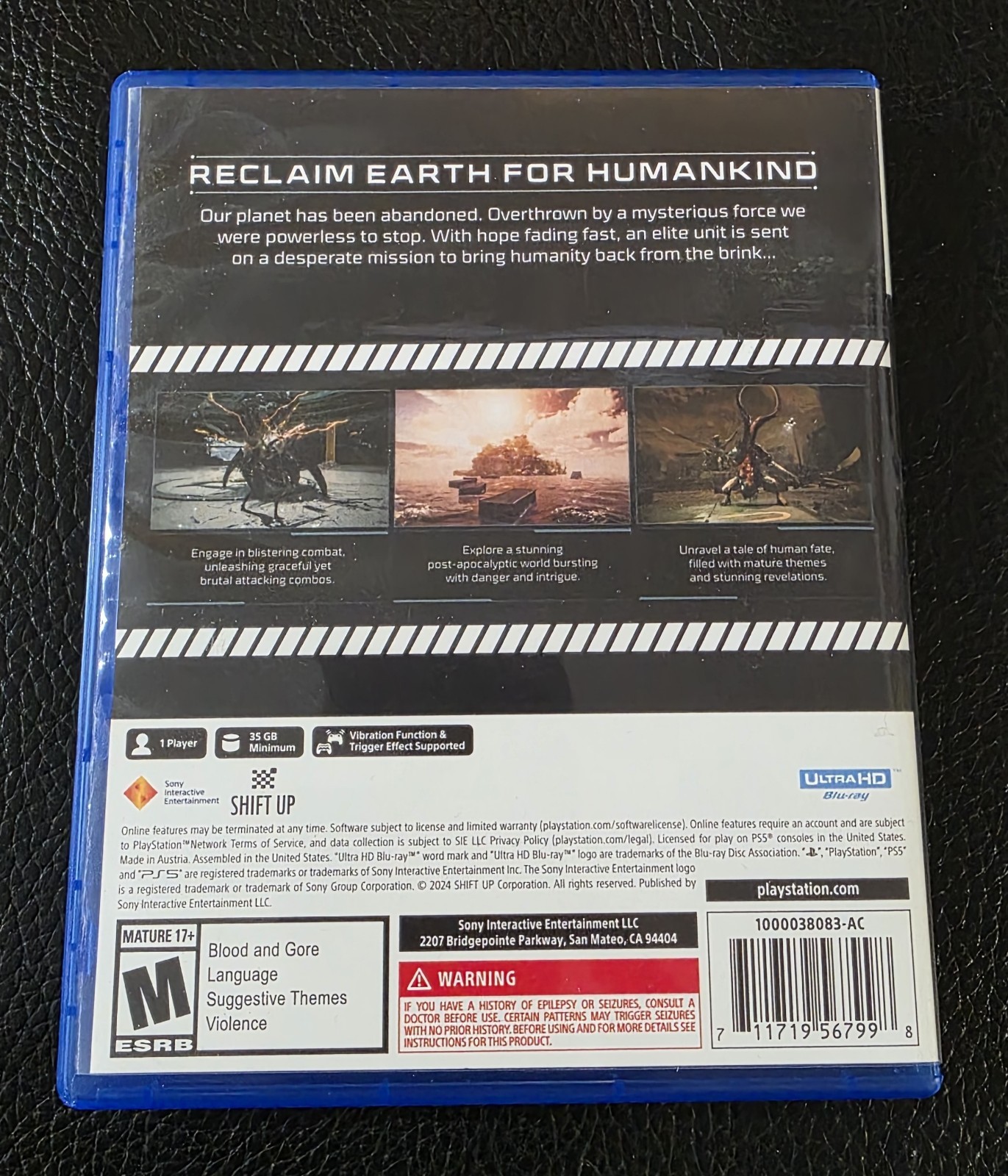 Replacement Case (NO GAME) Stellar Blade PlayStaion PS5