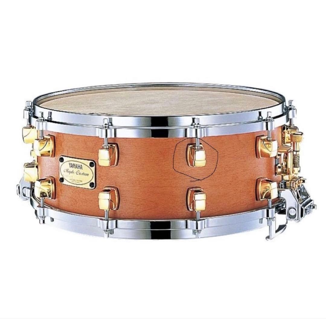 YAMAHA Maple Custom Lug Gold Snare Drum Yamaha