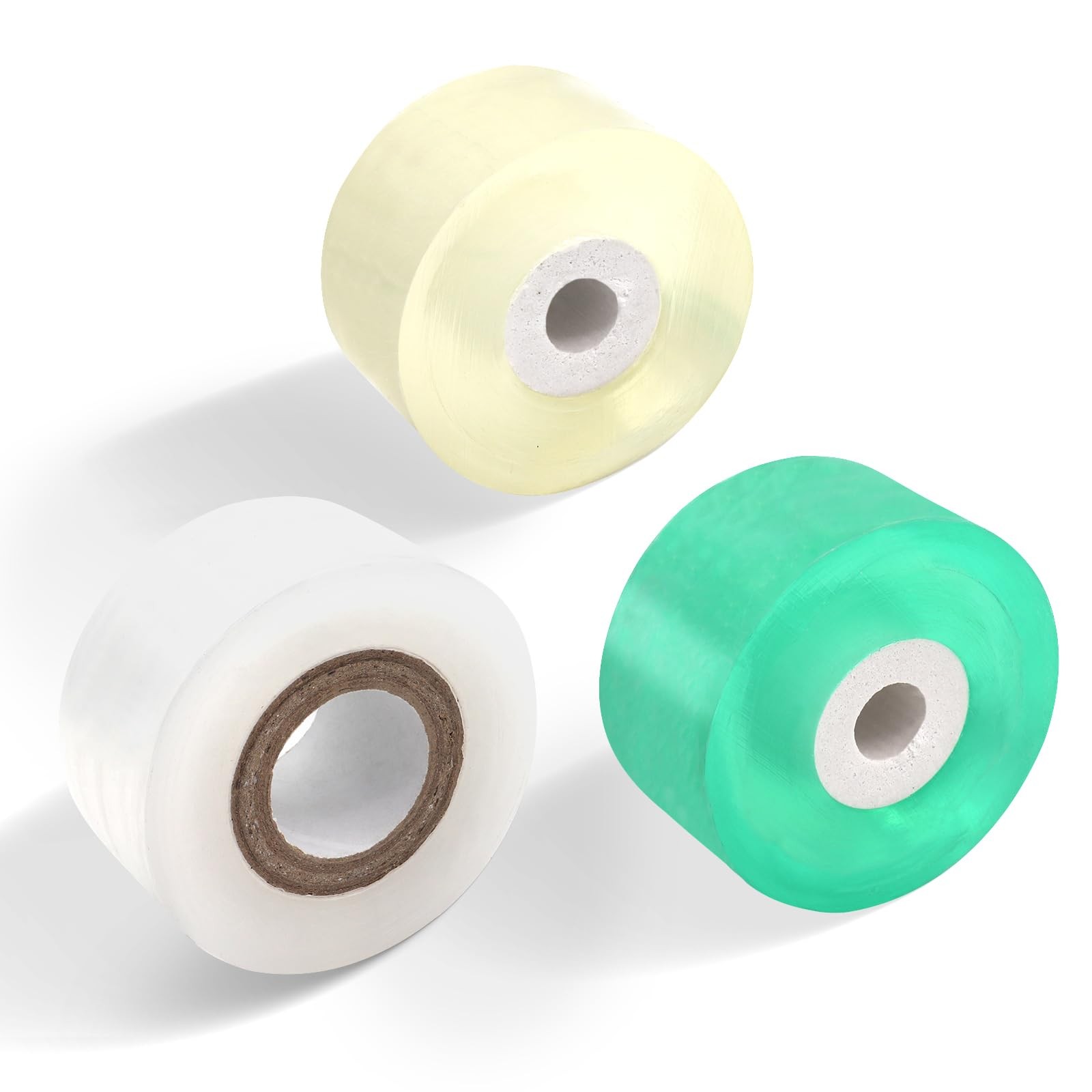 HAINANSTRY Grafting Tape 3PCS, Stretchable Pack of 3, Green, White, Yellow
