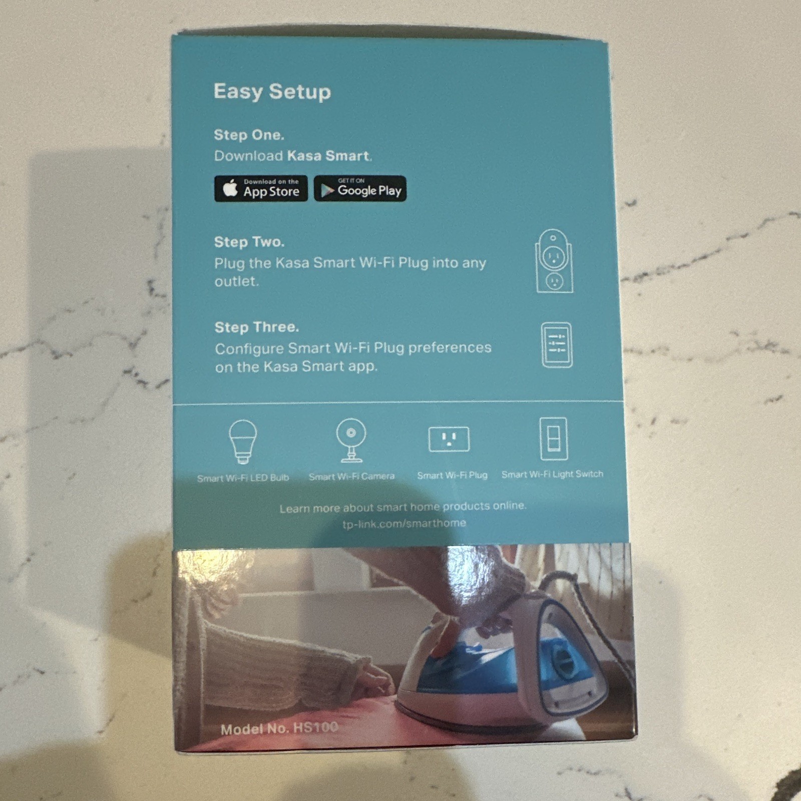 TP-Link Kasa HS100 Smart Wi-Fi Plug Alexa/Google, Remote Access, Scheduling
