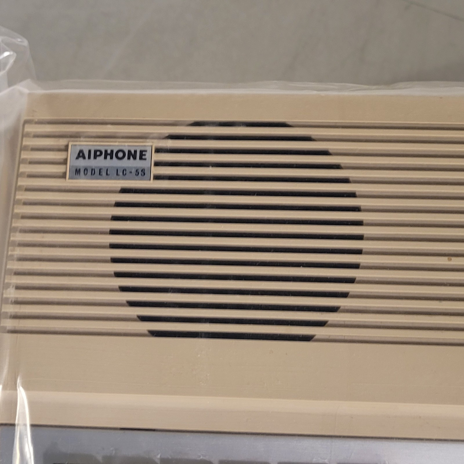 Vintage Aiphone LC-5S Loudspeaker Intercom System Microphone Transistor Speaker