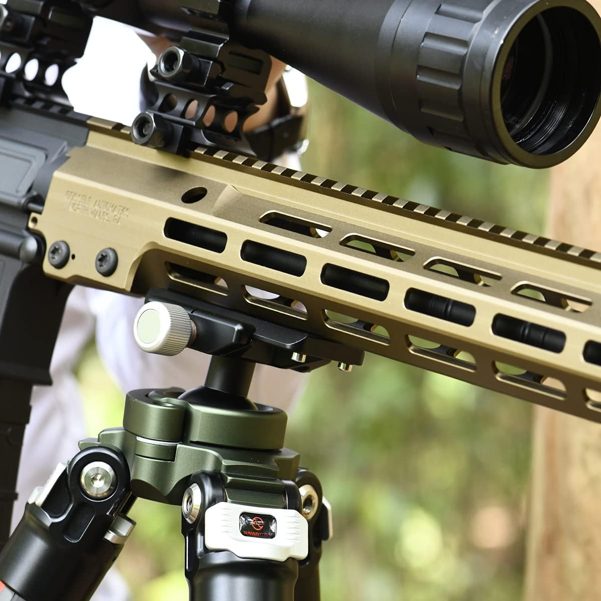 Arca Dovetail Rail for M-LOK System � Quick-Release Tripod Mount Adapter | Compa