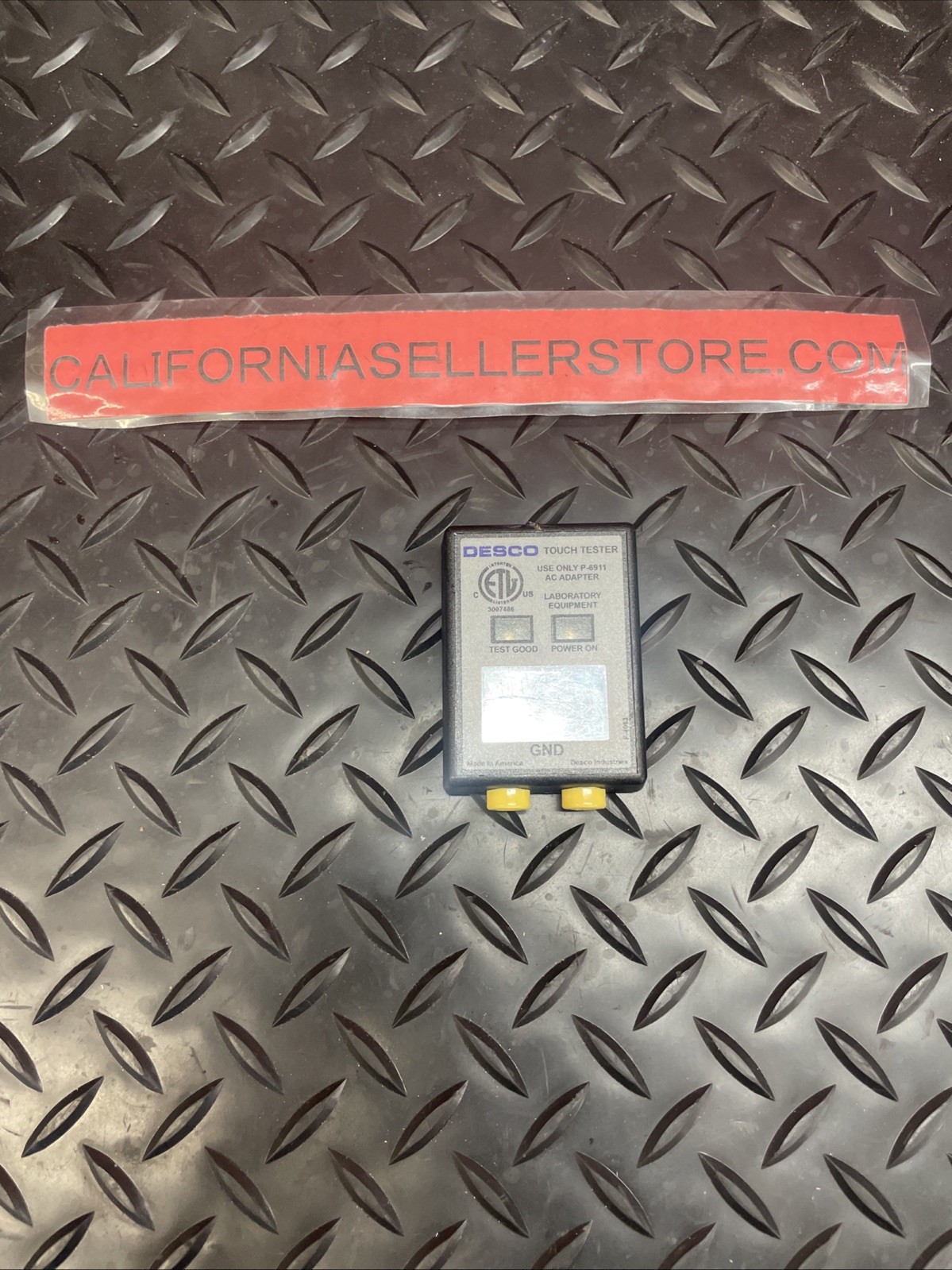 Desco 19350 Touch Tester 6.5VDC / 150mA - FOR PARTS  #1290