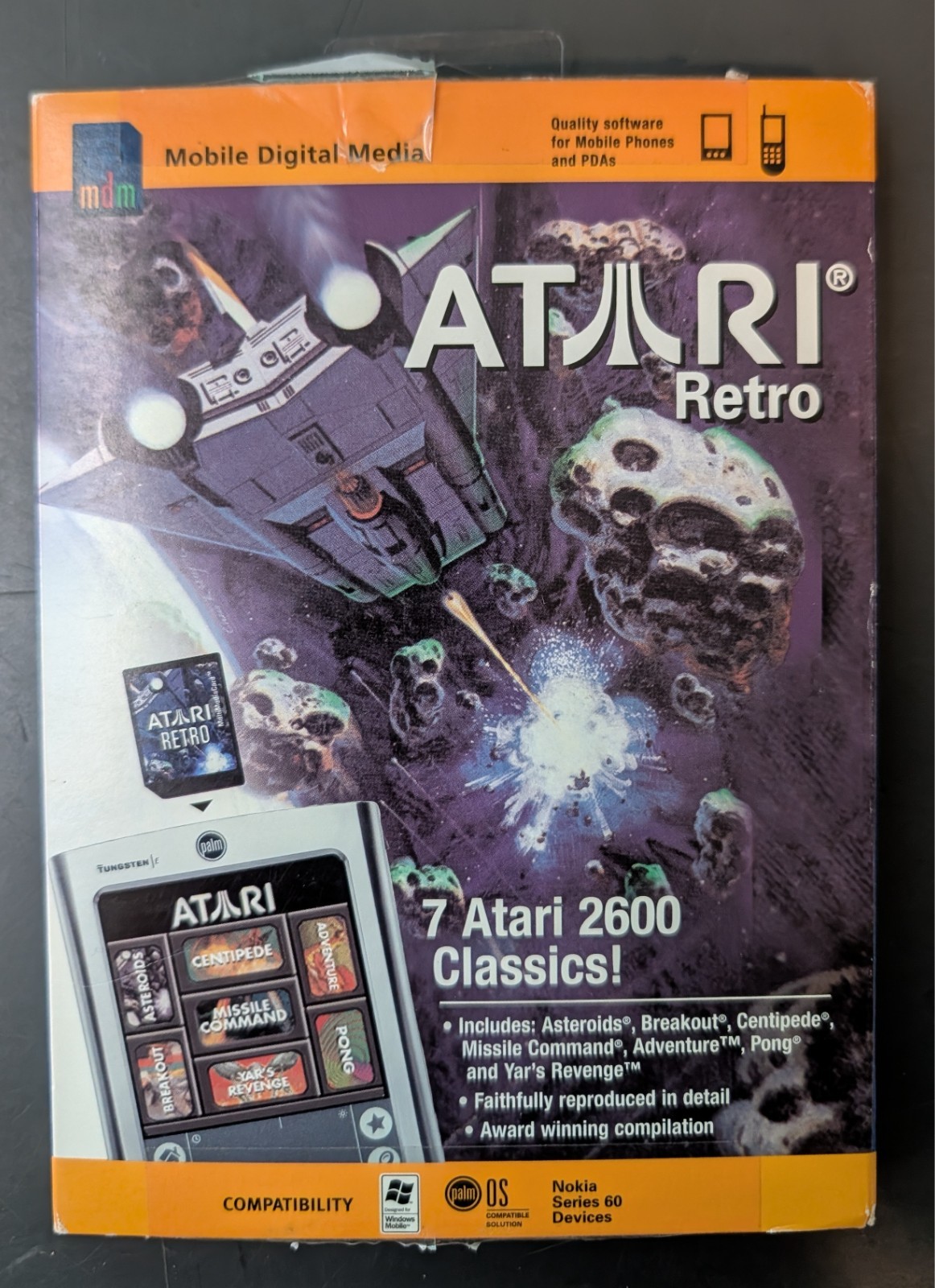 MDM Atari Asteroids Breakout Centipede Missile Command PDA Digital Media