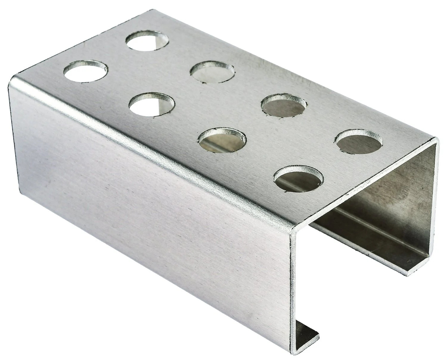 JEGS 80344 Spark Plug Caddy Holds Eight Spark Plugs Aluminum