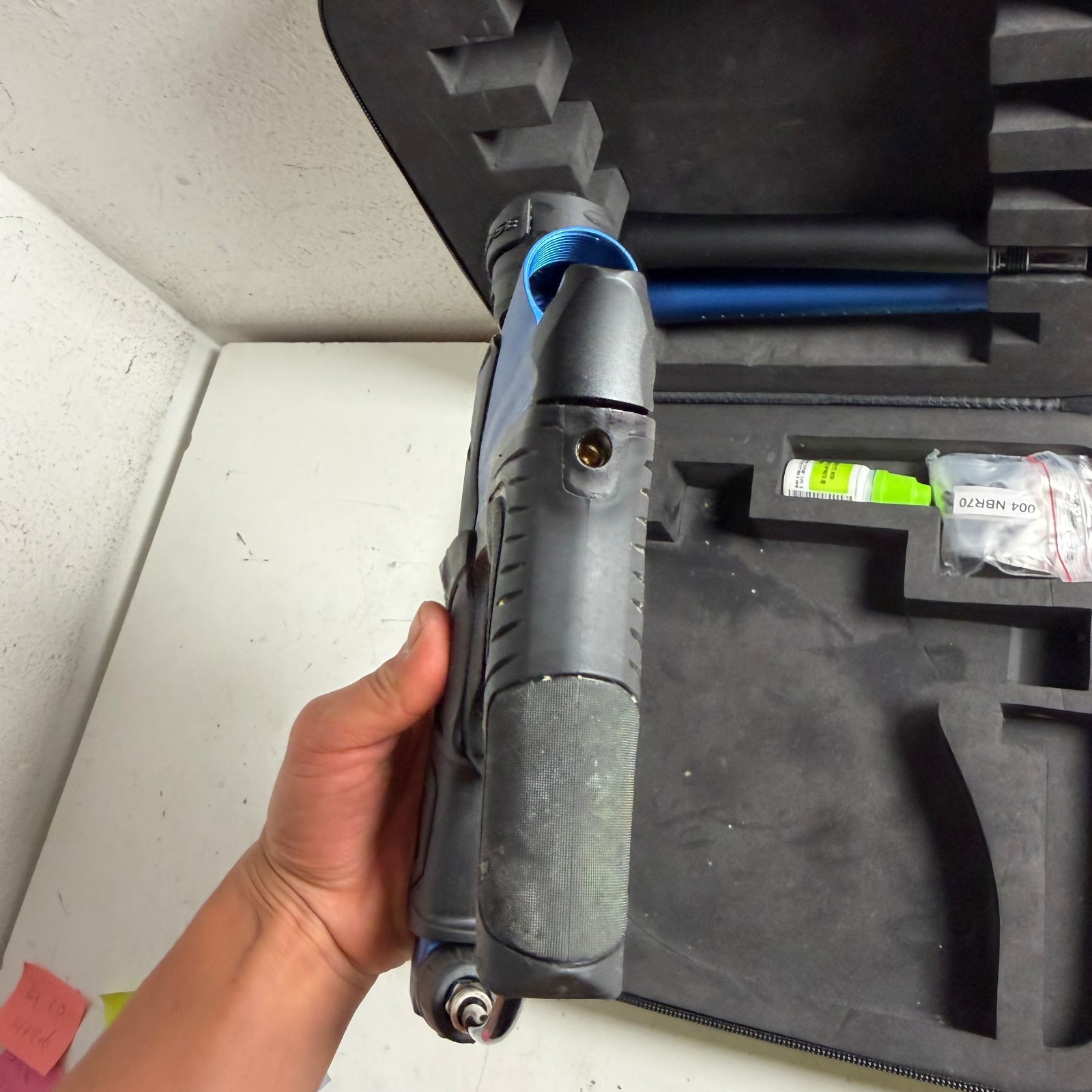 Planet Eclipse Etek 5 Blue Black 2-Piece Barrel Electronic Paintball Marker Gun