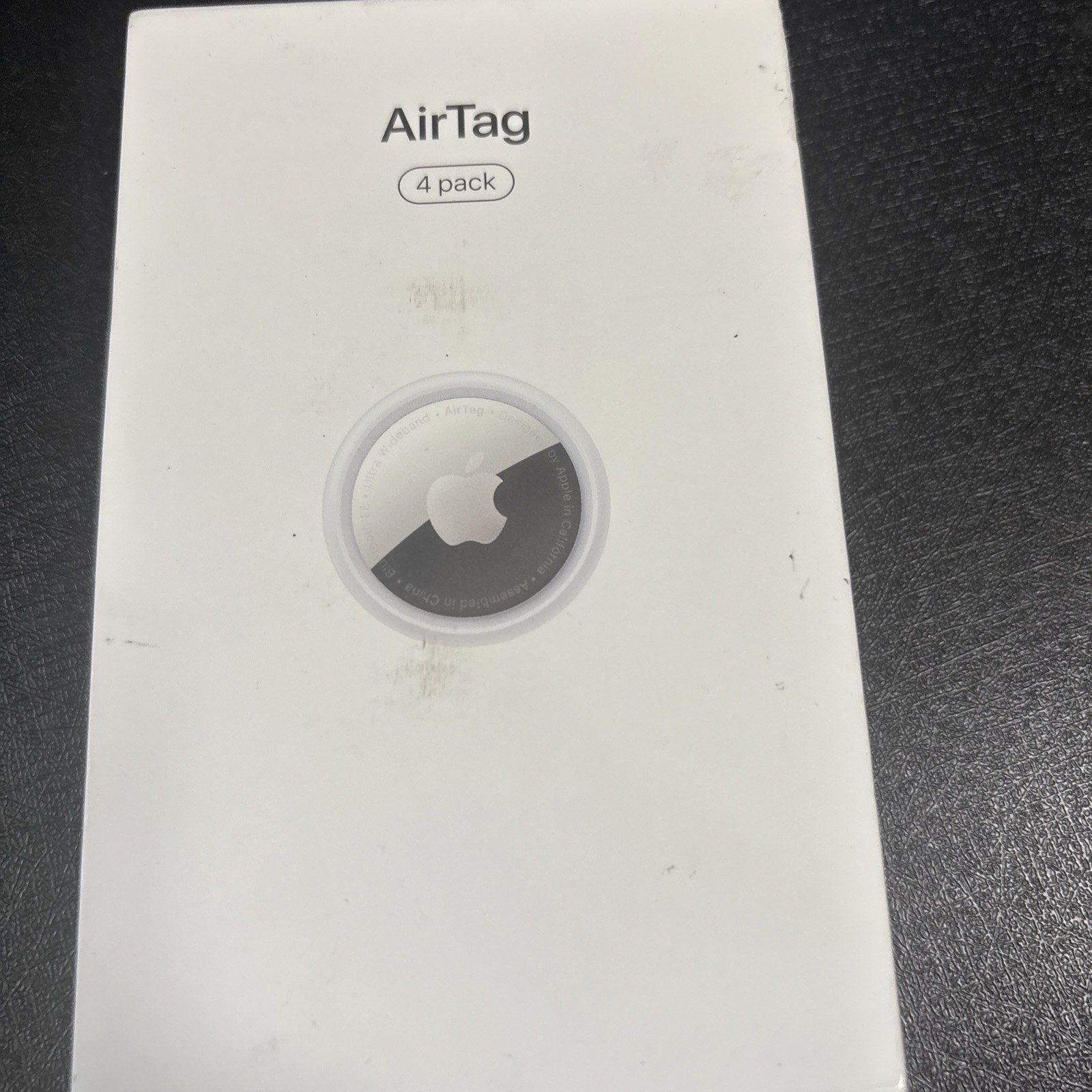 Airtags Four Pack First Generation New Box Open