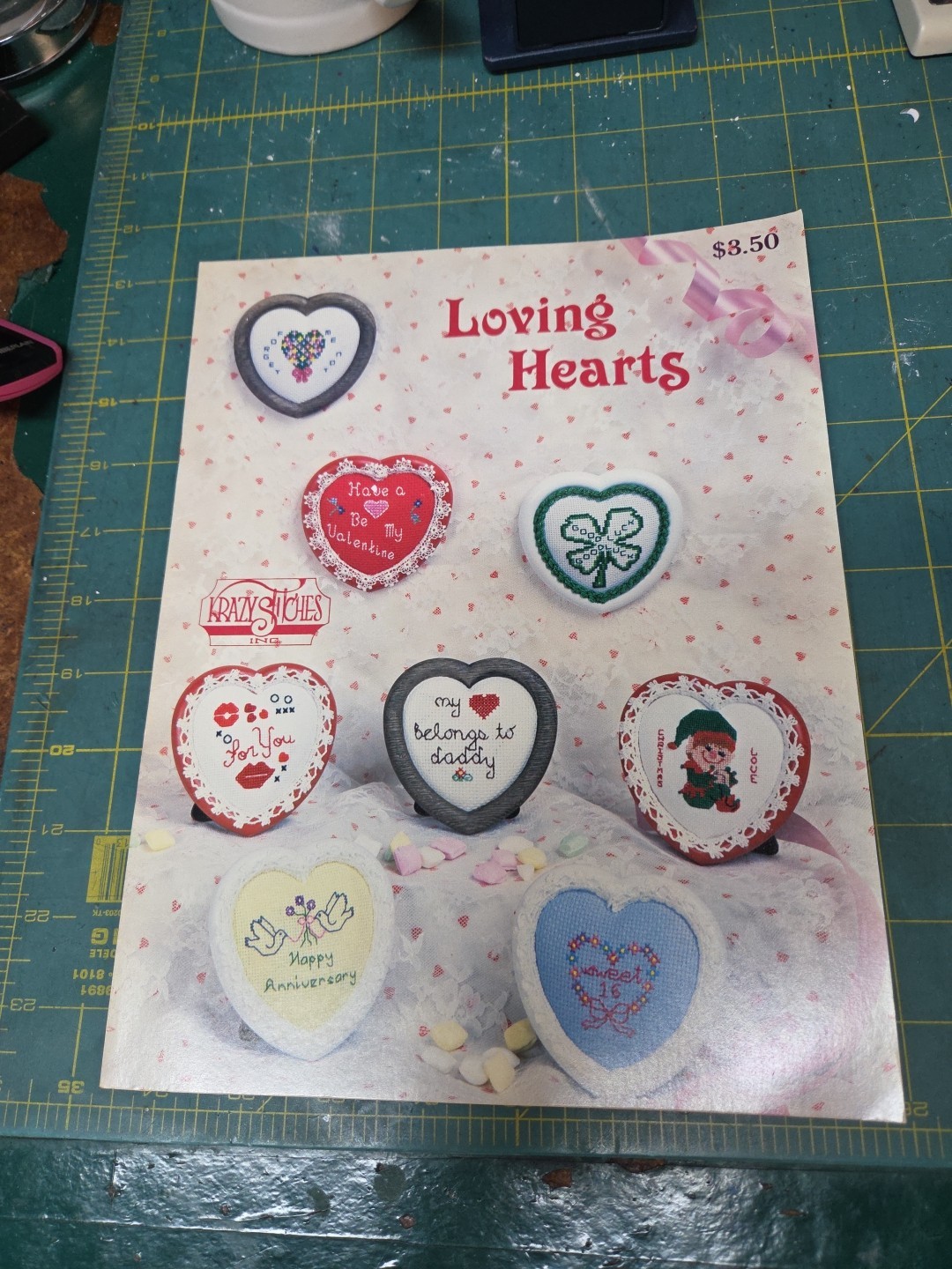 Krazy Stitches Loving Hearts Cross Stitch Pattern