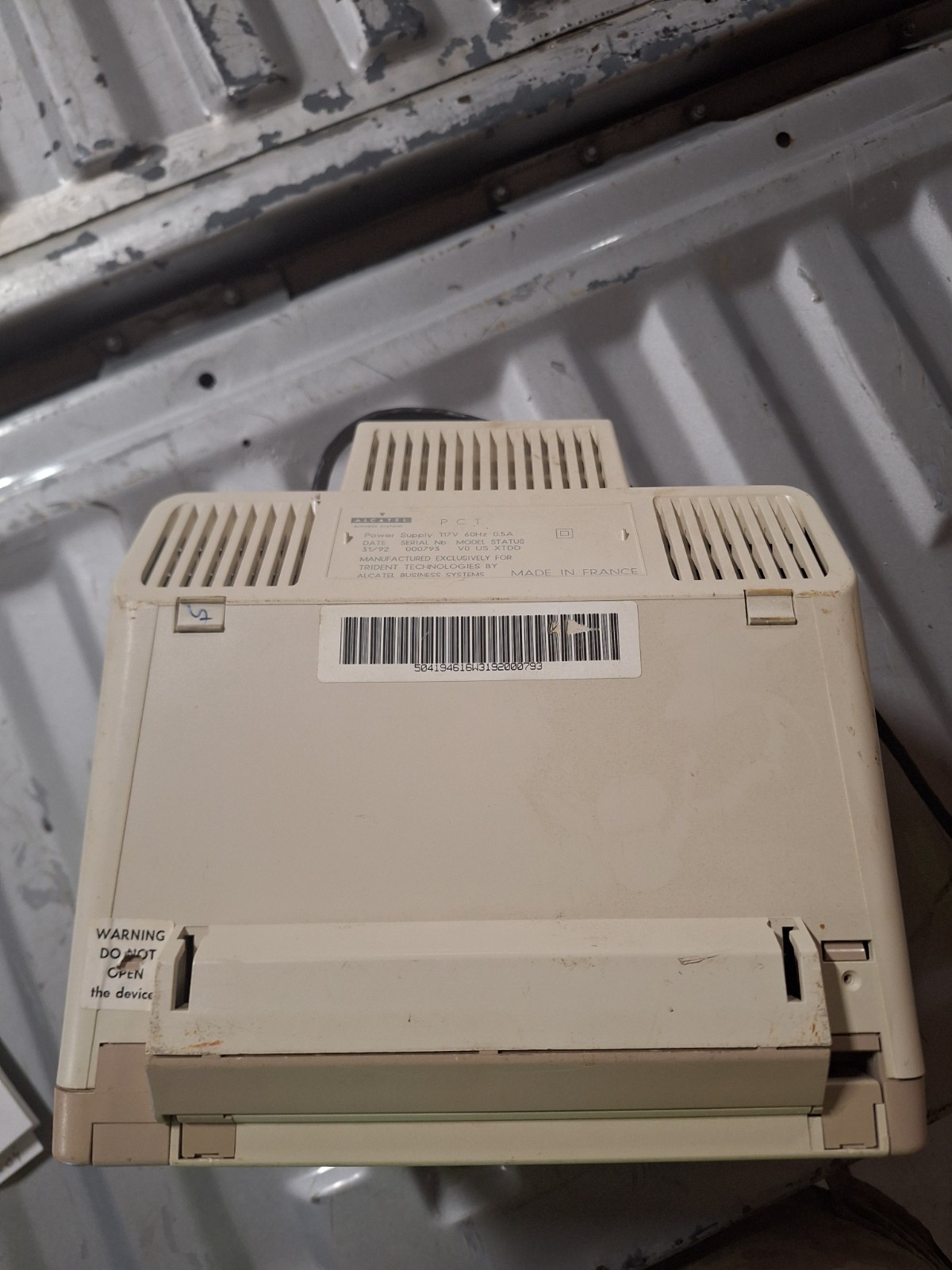 Vintage Alcatel PCT Trident Technologies Retro Computer V0 Gaming Home Computing